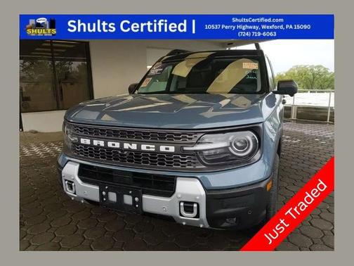 AZURE GRAY METALLIC TRI-COA 2025 Ford Bronco Sport BADLANDS