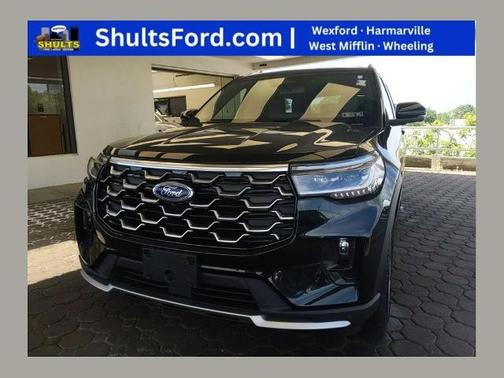 AGATE BLACK METALLIC 2025 Ford Explorer PLATINUM