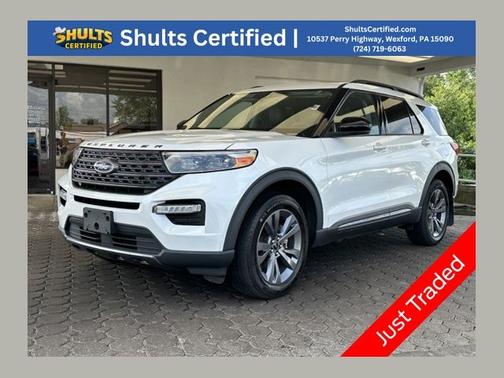 STAR WHITE MET TRI-COAT 2023 Ford Explorer XLT