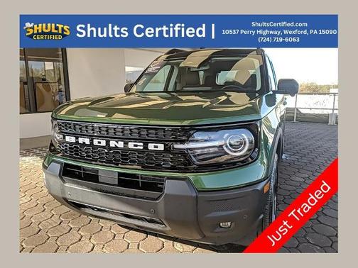 ERUPTION GREEN METALLIC 2025 Ford Bronco Sport OUTER BANKS