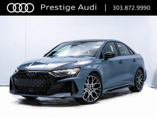 Gray 2026 Audi RS 3 TFSI quattro S tronic Sedan