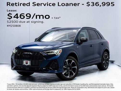 2025 Audi Q3 45 S line Premium Plus