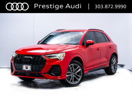 Progressive Red Metallic 2024 Audi Q3 45 S line Premium Plus