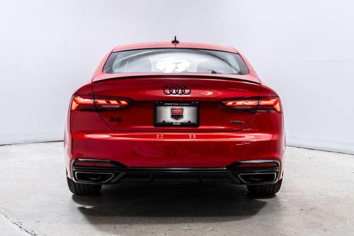 Progressive Red Metallic 2024 Audi A5 Sportback 45 S Line Premium Plus