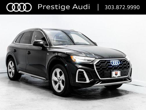 Mythos Black Metallic 2025 Audi Q5 45 S line Premium Plus