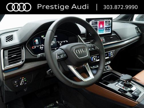Mythos Black Metallic 2025 Audi Q5 45 S line Premium Plus