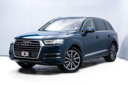 Blue 2019 Audi Q7 45 Premium Plus