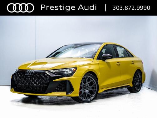 python yellow metallic 2026 Audi RS 3 TFSI quattro S tronic Sedan