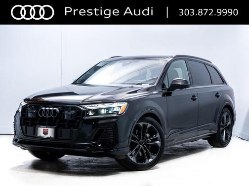 Mythos Black Metallic 2026 Audi Q7 55 Prestige