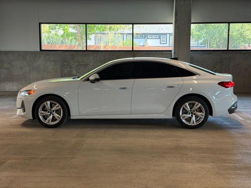 Glacier White Metallic 2025 Audi A5 Prestige TFSI quattro S tronic