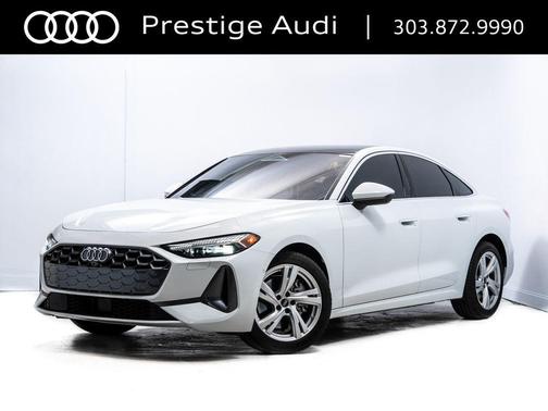 Glacier White Metallic 2025 Audi A5 Prestige TFSI quattro S tronic