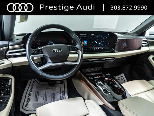 Glacier White Metallic 2025 Audi A5 Prestige TFSI quattro S tronic