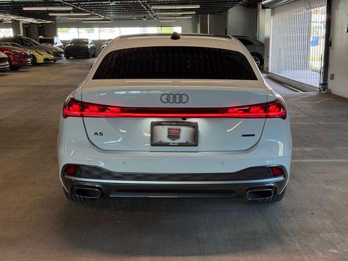 Glacier White Metallic 2025 Audi A5 Prestige TFSI quattro S tronic