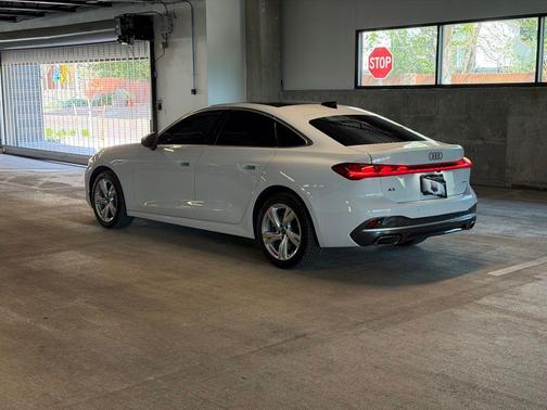 Glacier White Metallic 2025 Audi A5 Prestige TFSI quattro S tronic