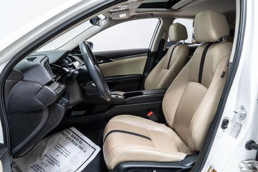 Platinum White Pearl 2021 Honda Civic EX-L