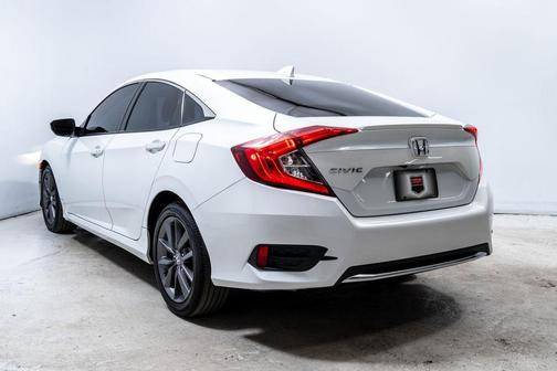 Platinum White Pearl 2021 Honda Civic EX-L