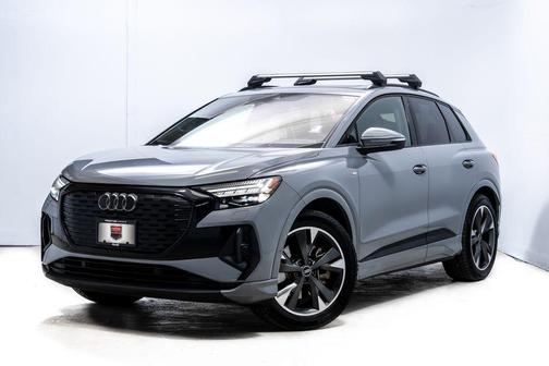 Pebble Gray 2024 Audi Q4 e-tron Prestige 55 quattro