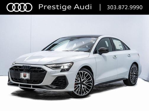 White 2026 Audi S3 TFSI quattro S tronic Sedan