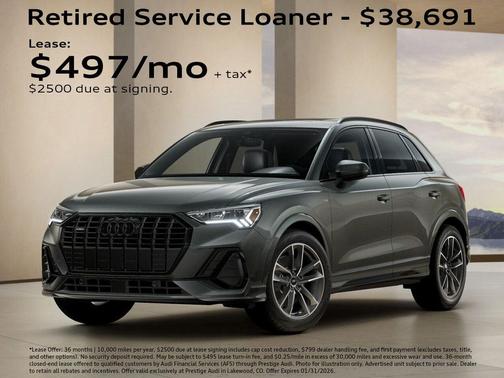 2025 Audi Q3 Premium 45 TFSI S line quattro Tiptronic