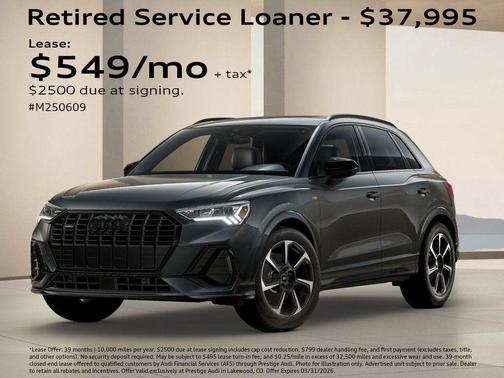 2025 Audi Q3 45 S line Premium Plus