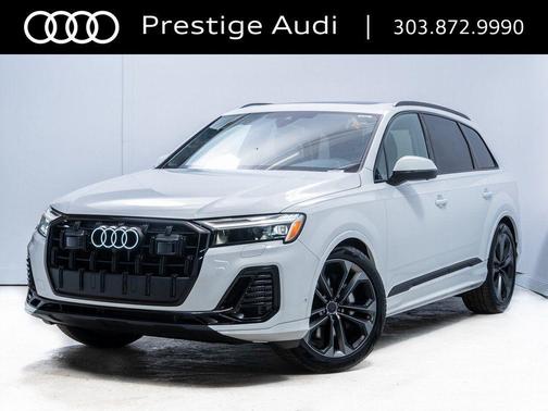 White 2026 Audi Q7 55 Premium Plus