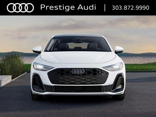 Glacier White Metallic 2025 Audi A5 Premium TFSI quattro S tronic