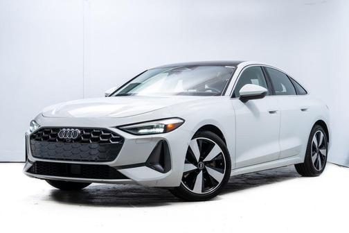Glacier White Metallic 2025 Audi A5 Premium TFSI quattro S tronic