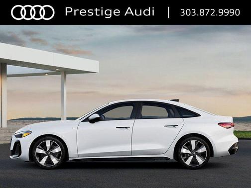 Glacier White Metallic 2025 Audi A5 Premium TFSI quattro S tronic