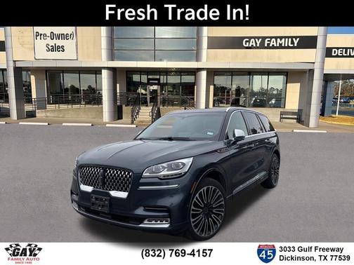 Blue Metallic 2022 Lincoln Aviator Black Label AWD