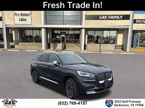 Blue Metallic 2022 Lincoln Aviator Black Label AWD