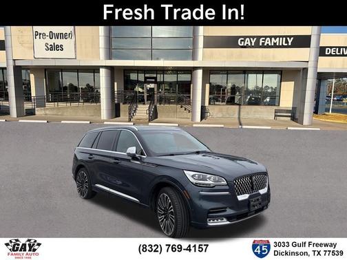 Blue Metallic 2022 Lincoln Aviator Black Label AWD