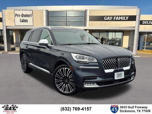 Blue Metallic 2022 Lincoln Aviator Black Label AWD