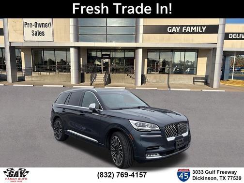 Blue Metallic 2022 Lincoln Aviator Black Label AWD