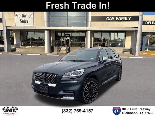 Blue Metallic 2022 Lincoln Aviator Black Label AWD