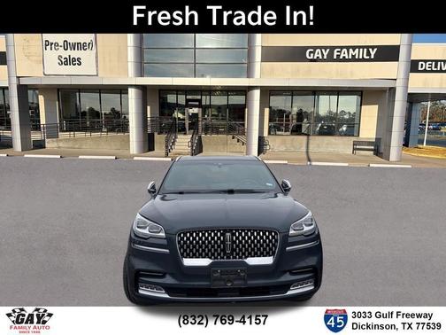 Blue Metallic 2022 Lincoln Aviator Black Label AWD