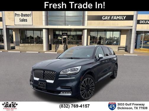 Blue Metallic 2022 Lincoln Aviator Black Label AWD
