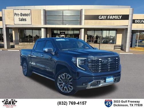 Pacific Blue Metallic 2023 GMC Sierra 1500 Denali Ultimate