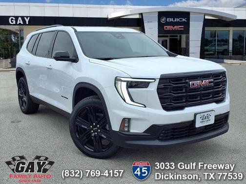 Summit White 2026 GMC Acadia Elevation