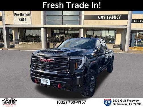 Onyx Black 2024 GMC Sierra 2500 AT4