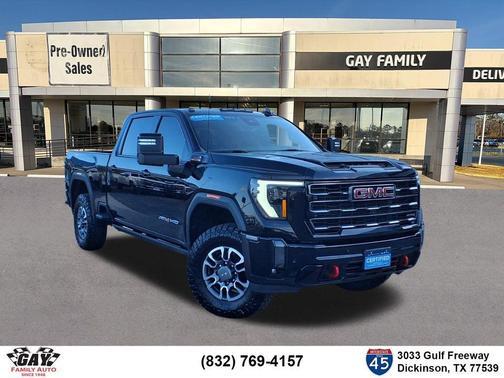Onyx Black 2024 GMC Sierra 2500 AT4