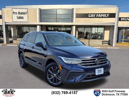 Atlantic Blue 2023 Volkswagen Tiguan 2.0T SE