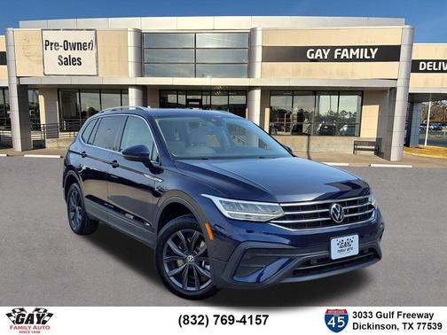 Atlantic Blue 2023 Volkswagen Tiguan 2.0T SE