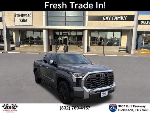 Magnetic Gray Metallic 2025 Toyota Tundra 1794 Edition