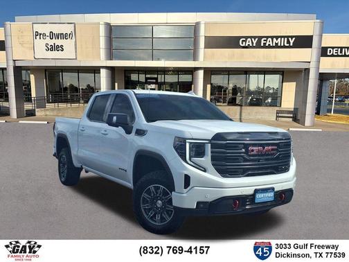 Summit White 2025 GMC Sierra 1500 AT4