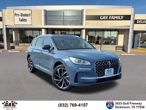 Blue Metallic 2024 Lincoln Corsair Grand Touring
