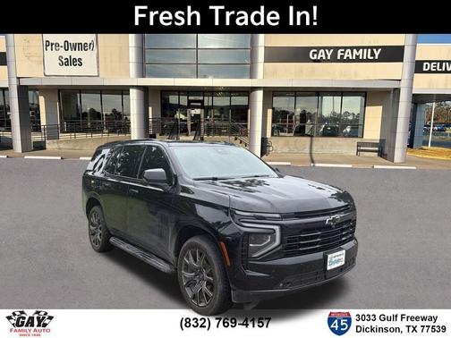 Black 2025 Chevrolet Tahoe RST