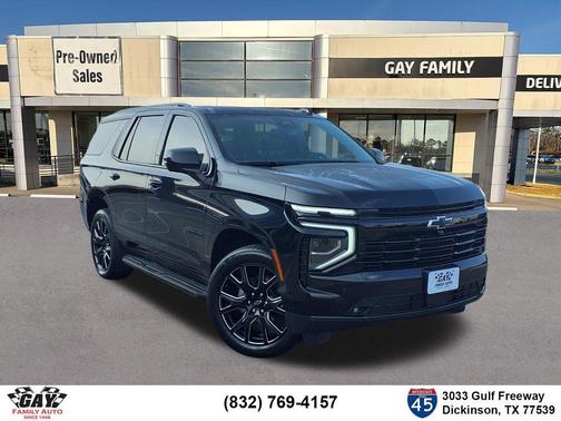 Black 2025 Chevrolet Tahoe RST