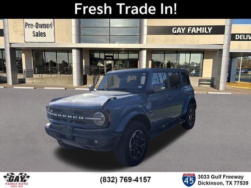 Azure Gray Metallic 2024 Ford Bronco Outer Banks