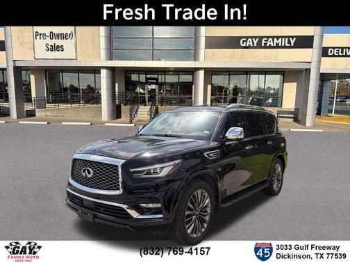 Black Obsidian 2019 INFINITI QX80 Luxe