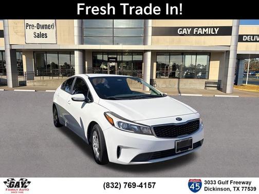Clear White 2017 Kia Forte LX